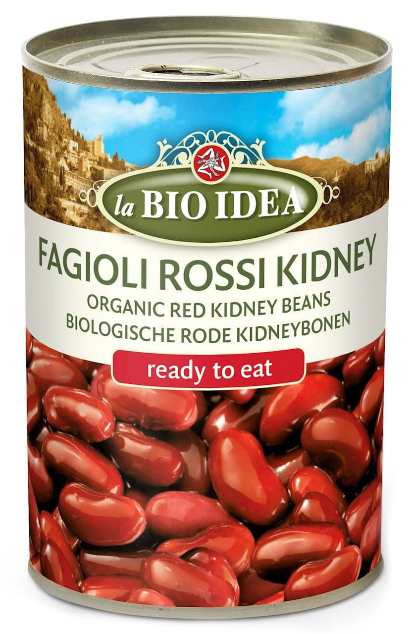 Rote Kidneybohnen (Dose) BIO 400 g - LA BIO IDEA