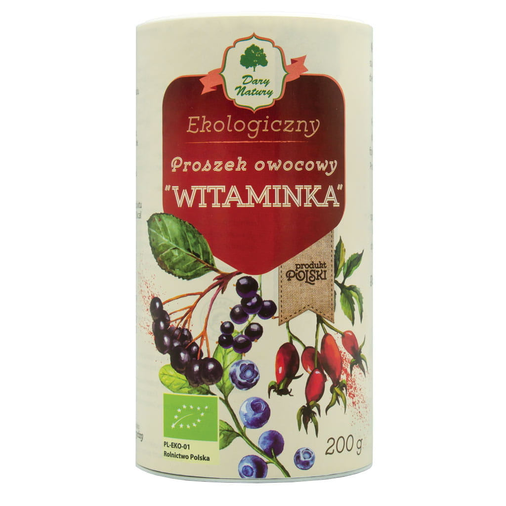 Fruchtvitaminpulver BIO 200 g - GESCHENKE DER NATUR Pääkuva