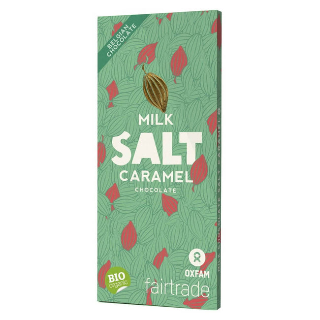 Milchschokolade mit salzigem Karamell BIO 100 g - OXFAM Hover Image