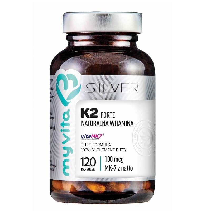 Vitamin K2 FORTE vita mk - 7 100mcg 120 Kapseln MYVITA SILVER PURE