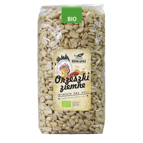 Geröstete Erdnüsse ohne Salz BIO 1 kg - BIO PLANET