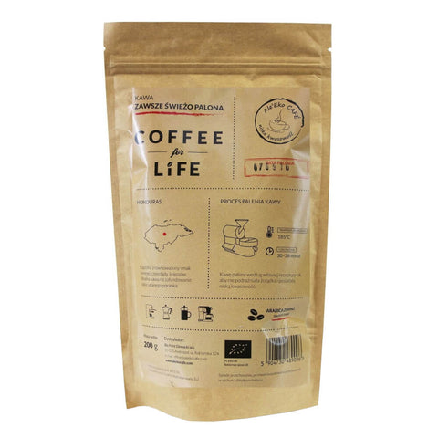 100% Arabica-Kaffeebohnen Honduras BIO 200 g - ALE EKO CAFE