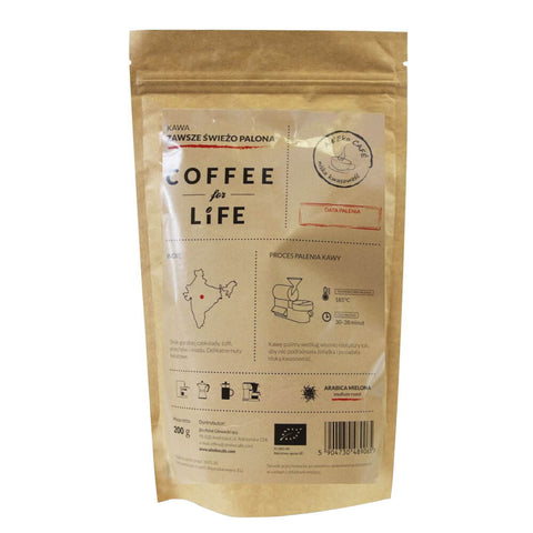 Gemahlener Kaffee 100% Arabica, Indien BIO 200 g - ALE EKO CAFE