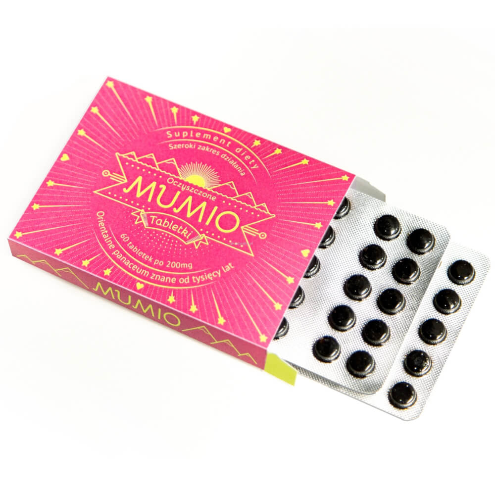 Mumio gereinigtes Shilajit 200 mg 60 Tabletten NAMI