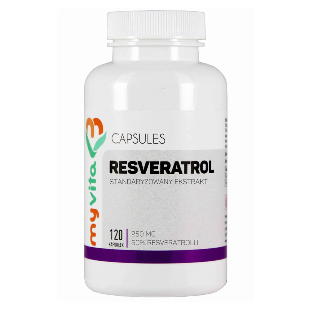 Resveratrol standardisierter Resveratrol-Extrakt 250mg 120 Tabletten MYVITA