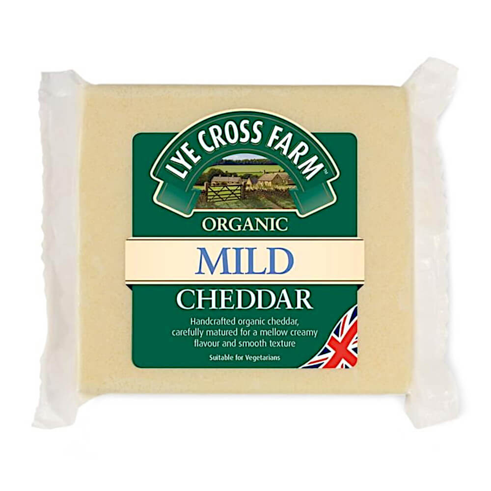 Milder Cheddar-Käse für 3 - 5 Monate BIO 200 g LYE CROSS FARM Hlavní obrázek produktu