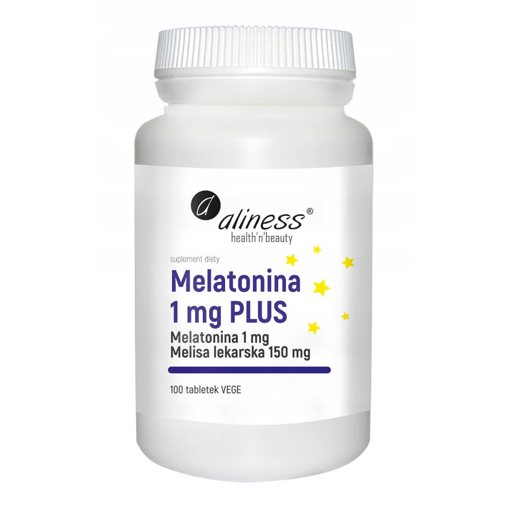 Melatonin 1mg plus Zitronenmelisse 150 MG 100 ALINESS Tabletten