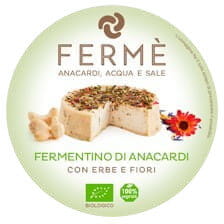 Bio Cashewnüsse fermentiert mit Kräutern und Blüten von CASA DEL FERMEN, 90 g, naturbelassen und aromatisch.