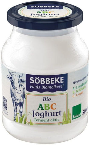 Probiotischer Joghurt abc BIO 500 g (Glas) - SOBBEKE