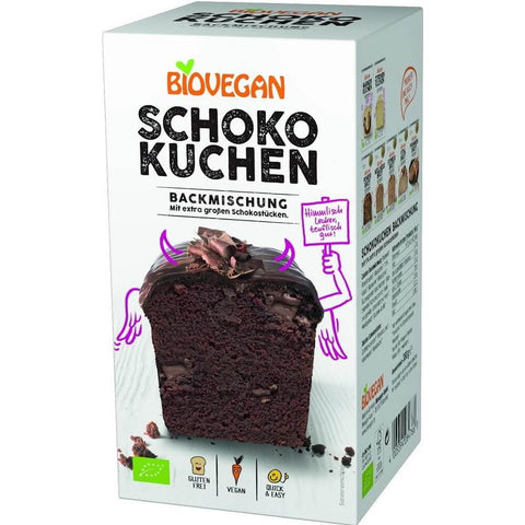 Glutenfreie Schokoladenkuchen-Backmischung BIO 380 g - BIO VEGAN