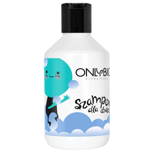 Kinder-Haarshampoo von biogo, 250 ml, für Kinder ab 3 Jahren, mildes Shampoo für gepflegtes Kinderhaar