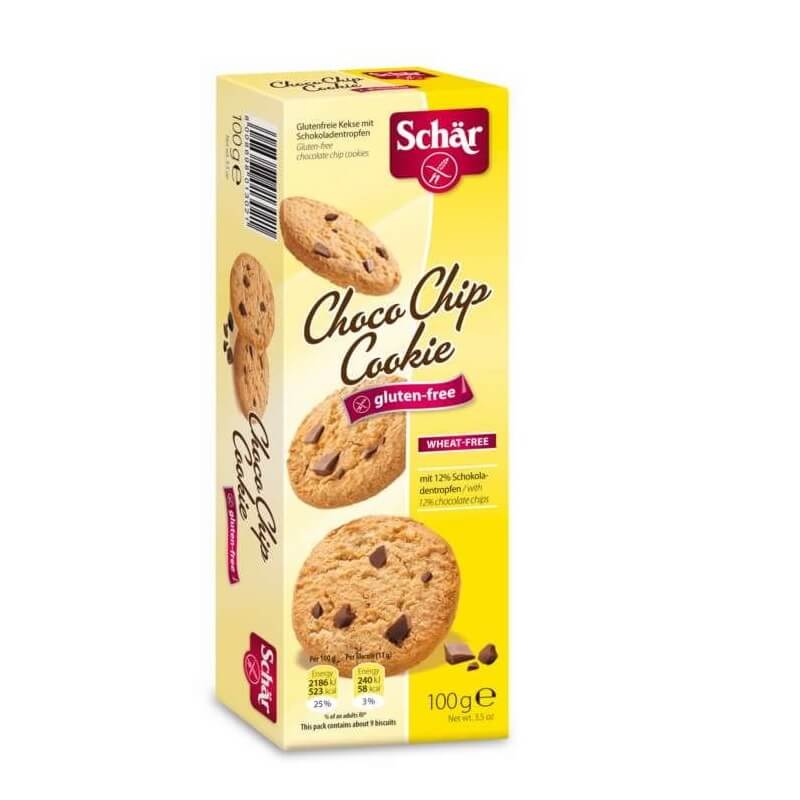 Choco Chip Cookie Kekse mit Schokolade glutenfrei 100 g SCHÄR