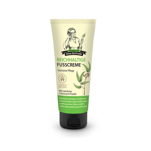 Fußcreme nährende Intensivpflege EKO 75 ml - OMA GERTRUDE
