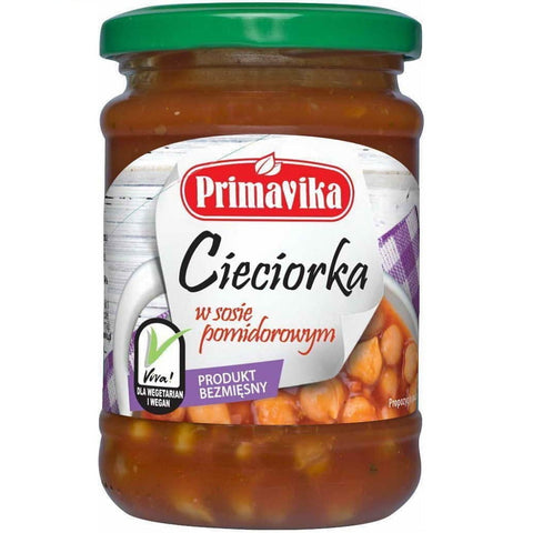 Kichererbsen in Tomaten 280 g PRIMAVIKA