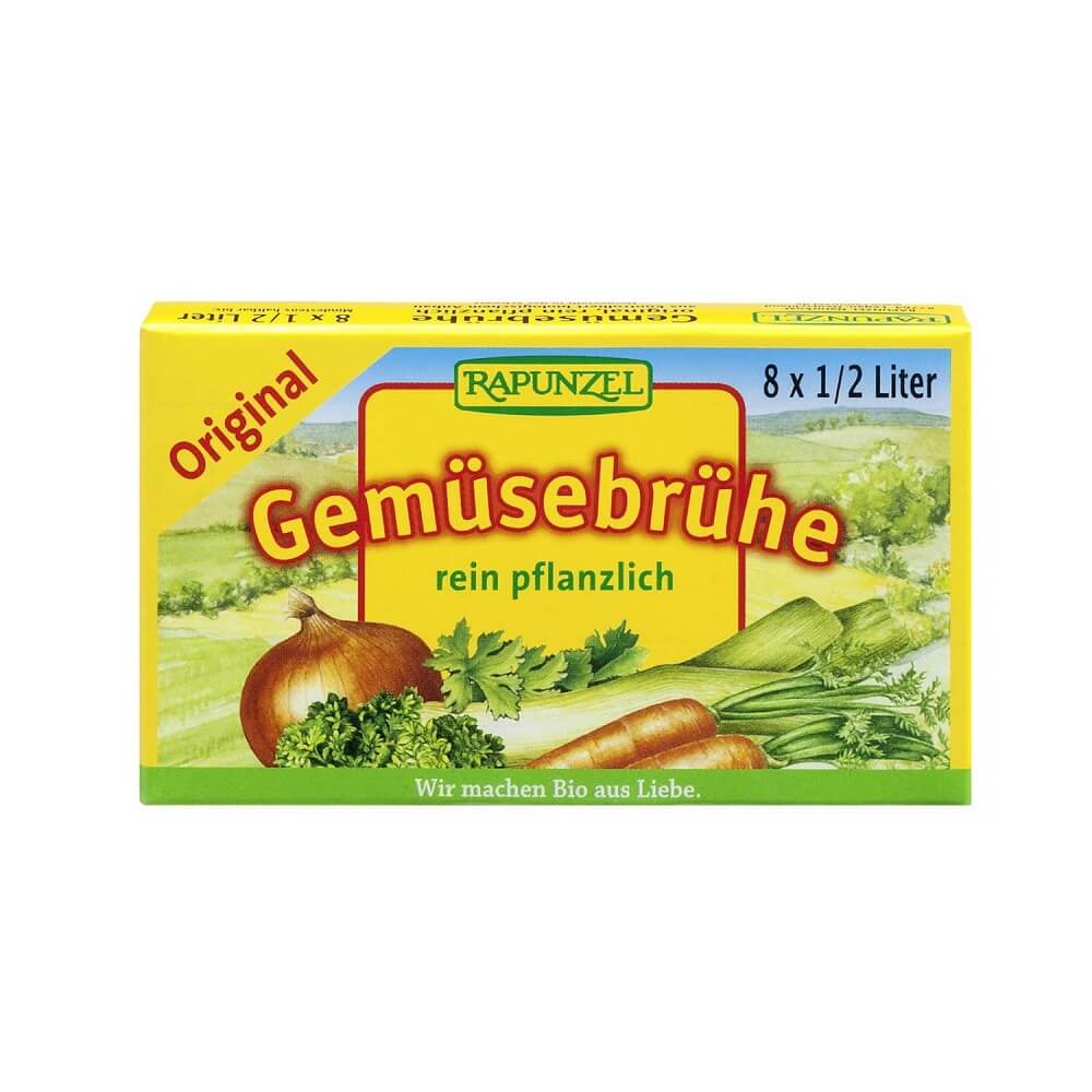 Brühe - Gemüsewürfel (gelb) BIO 8x105 g - RAPUNZEL
