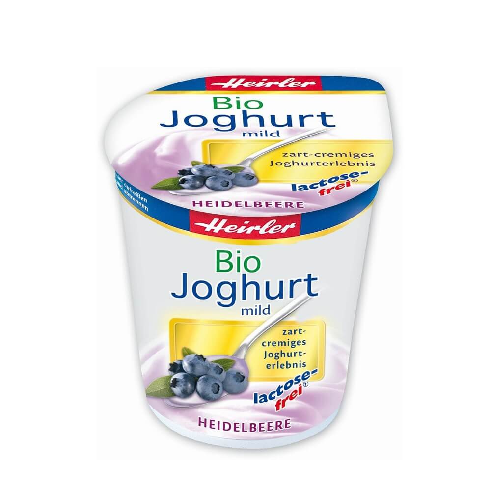 Heidelbeerjoghurt laktosefrei BIO 150 g - HEIRLER