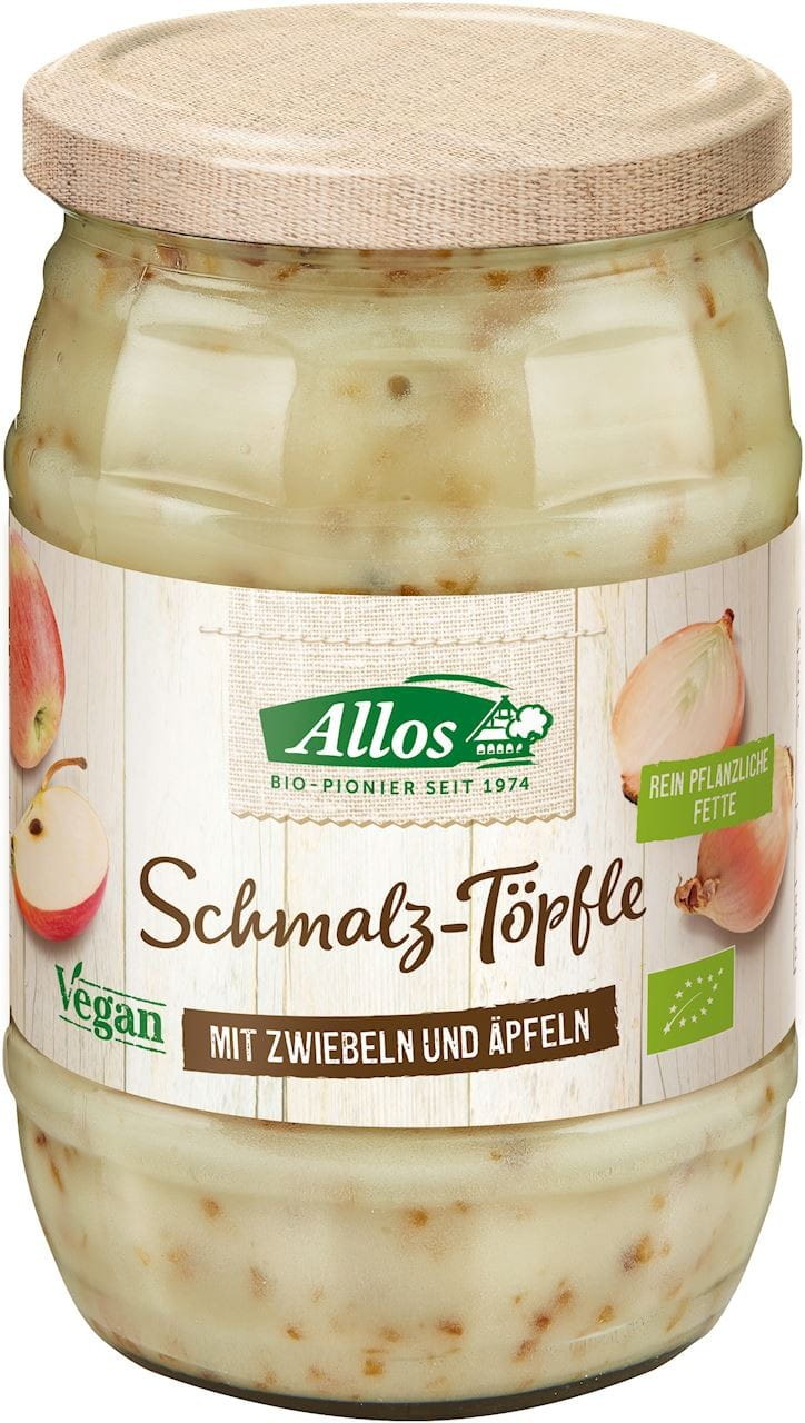 Veganer Schmalzapfel - Zwiebel glutenfrei BIO 250 g - ALLOS