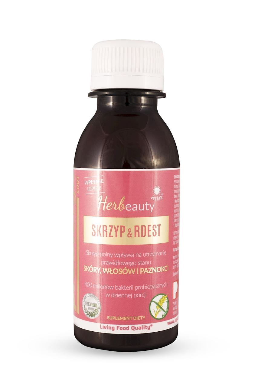 Nahrungsergänzungsmittel probiotisches Getränk Schachtelhalm und glutenfreier Knöterich BIO 125 ml - JOY DAY