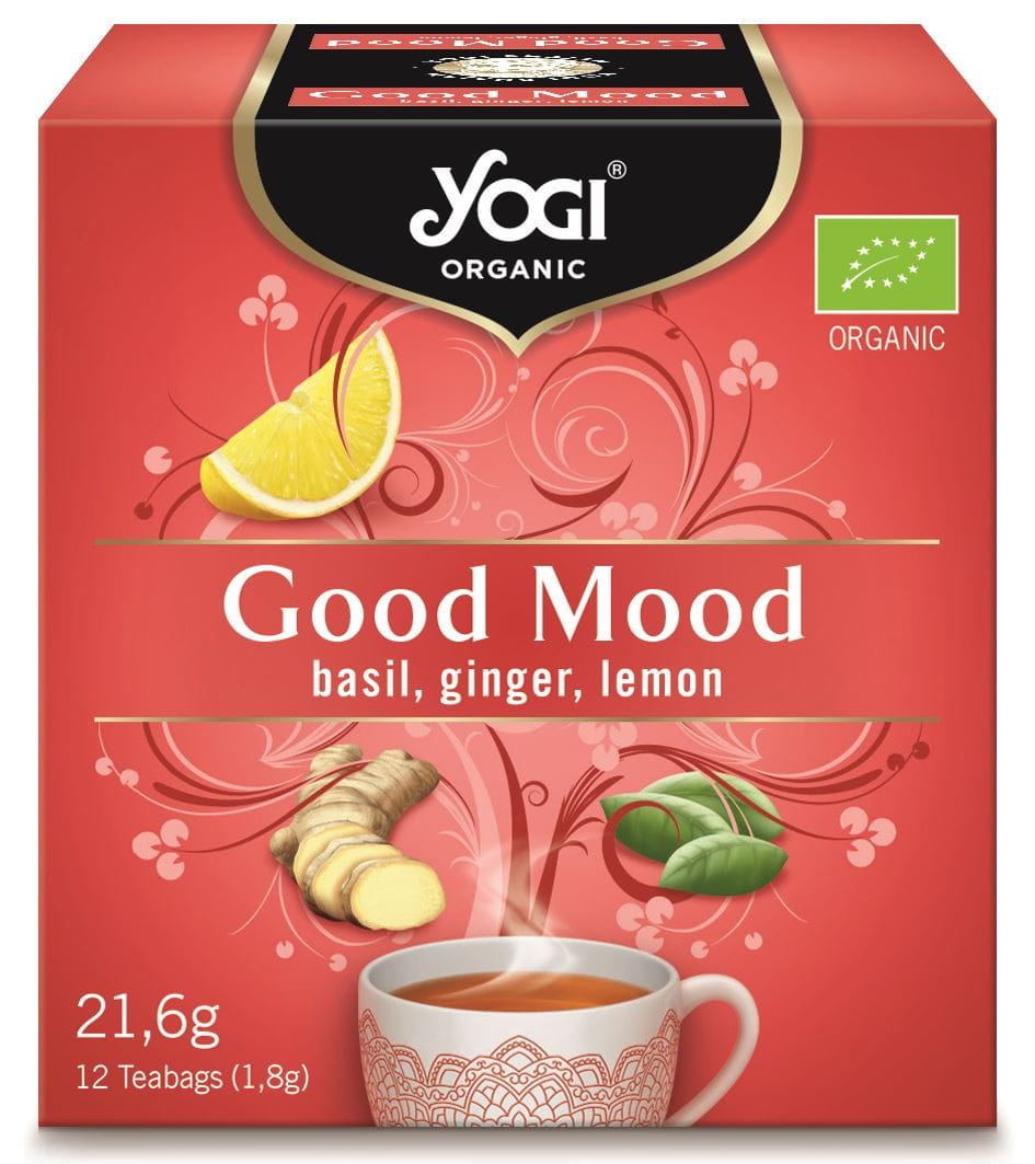 Gute-Laune-Tee (Basilikum, Ingwer, Zitrone) BIO (12 x 18 g) 216 g - YOGI