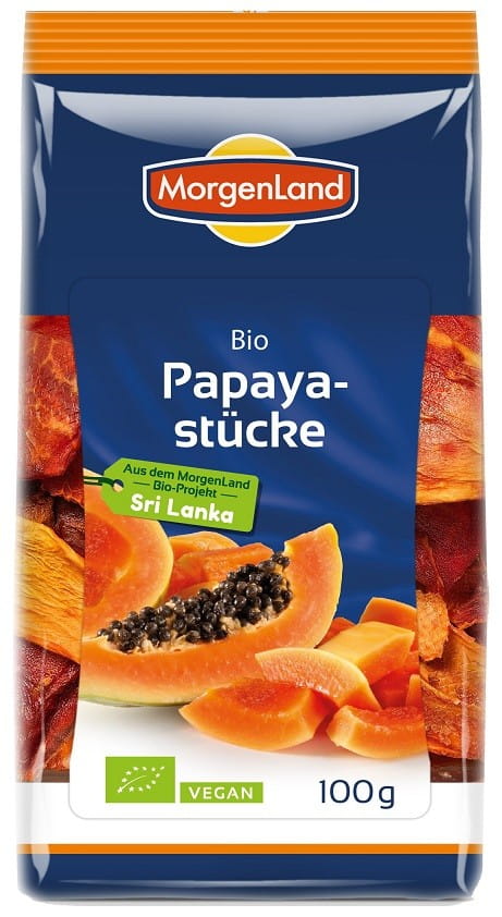 Getrocknete Papayastücke BIO 100 g - morgenland