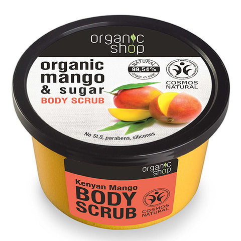 Kenianisches Mango-Öko-Zucker-Körperpeeling 250 ml - ORGANIC SHOP