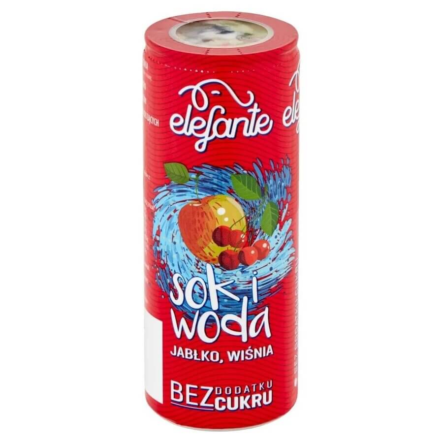 Saft- und Wassergetränk - Apfel - Kirsche 250 ml ELEFANTE