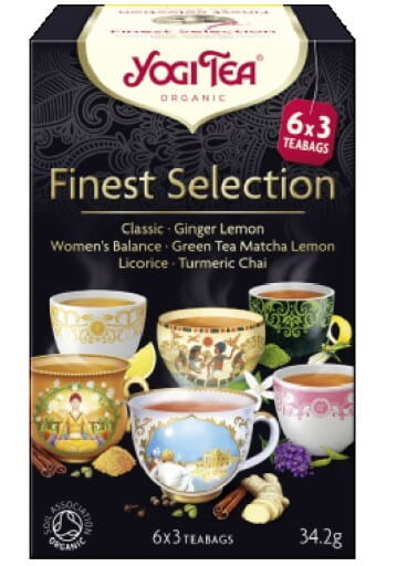 Feinste Auswahl Instant-Tee (Teemischung) BIO (9 x 2 Beutel) 346 g - YOGI TEA