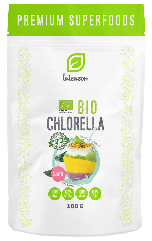 Chlorella BIO-Pulver 100g INTENSON