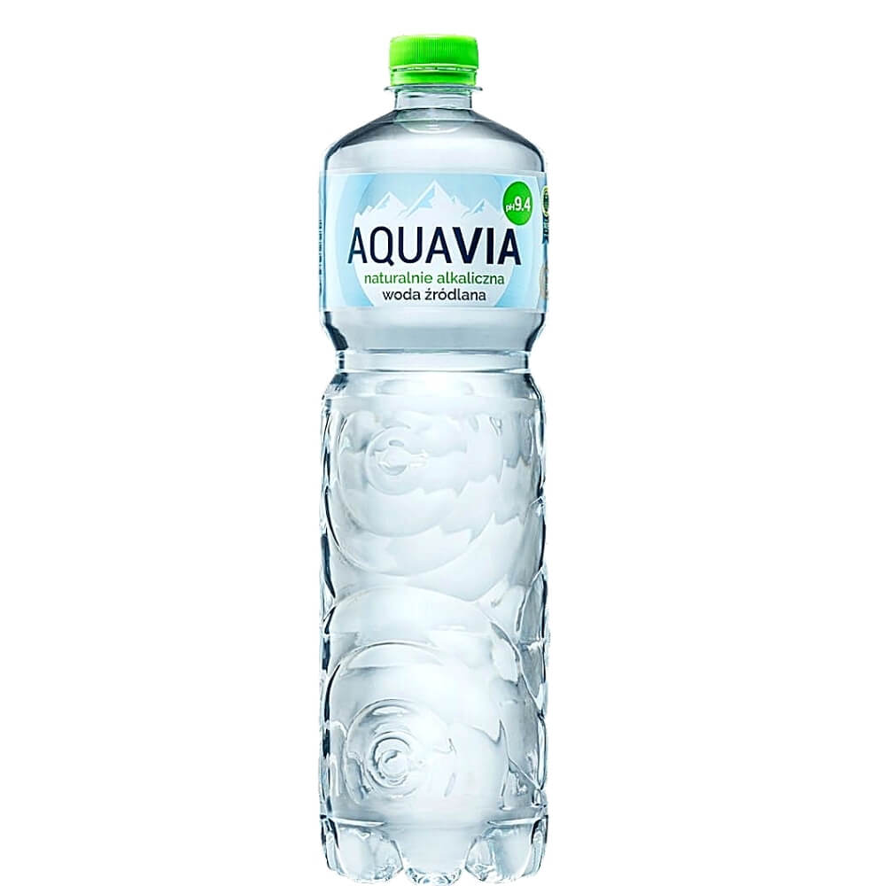 Basisches Quellwasser 1000 ml - AQUAVIA