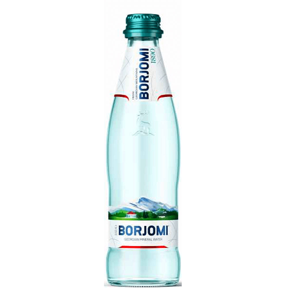Sprudelndes Mineralwasserglas 500 ml - BORJOMI