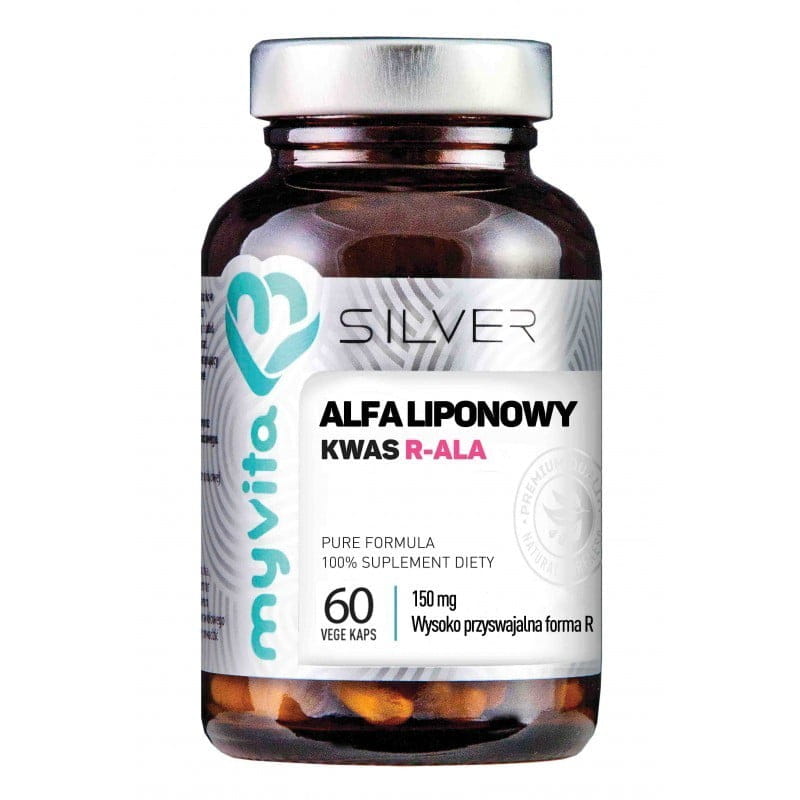Alpha-Liponsäure R - ALA 150 mg hochresorbierbare Form r 60 Kapseln MYVITA SILVER PURE