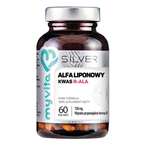 Alpha-Liponsäure R - ALA 150 mg hochresorbierbare Form r 60 Kapseln MYVITA SILVER PURE