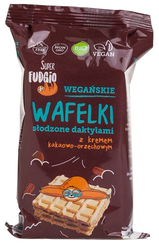 Waffeln mit Kakao-Nusscreme gesüßt mit Datteln BIO (4 x 30 g) 120 g - ME GUSTO (SUPER FUDGIO) Hover Image