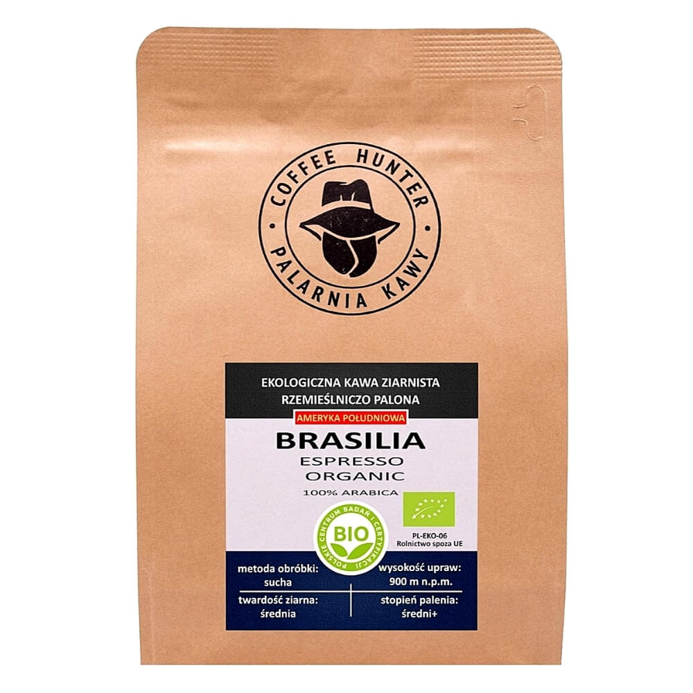 Arabica-Kaffeebohnen 100% Brasilien fair gehandelt BIO 250 g - COFFEE HUNTER Main image