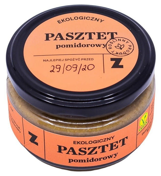 Bio vegane Tomatenpaste von Zakwasonia, 200 g, cremige Tomatenpaste in Glas, ideal für veganen Genuss und gesunde Küche