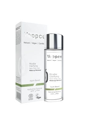 YAPPCO Eco 110 ml Mizellare Flüssigkeit zum Abschminken von Gesicht, Augen und Mund, flüssige Make-up Entferner.