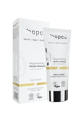 Regenerierendes Mizellenshampoo von YAPPCO für trockenes, geschädigtes Haar, 200 ml, umweltfreundliche Haarpflege in Flasche