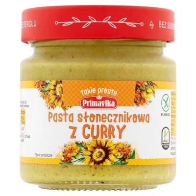 Sonnenblumenpaste mit Curry ohne Gluten 160g PRIMAVIKA