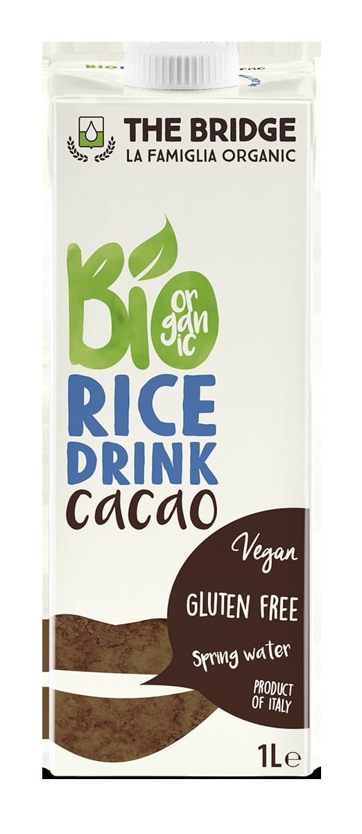 Reisgetränk mit Kakao ohne Gluten 1000ml EKO THE BRIDGE