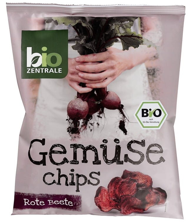 Rote-Bete-Chips ohne Gluten 90g ECO BIO - ZENTRALE