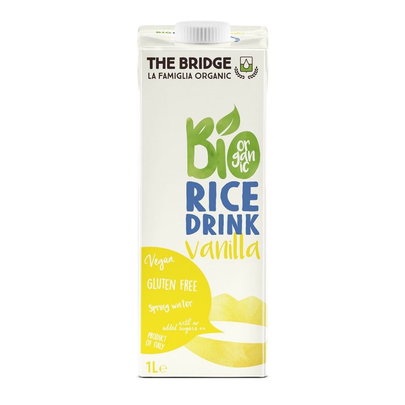 Reisgetränk mit Vanille ohne Gluten 1000ml EKO THE BRIDGE