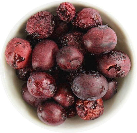 Getrocknete ungesüßte Cranberries vom Bio Planet in 9 kg Verpackung, roh und ungezuckert, ideal für Snacks und Backwaren.