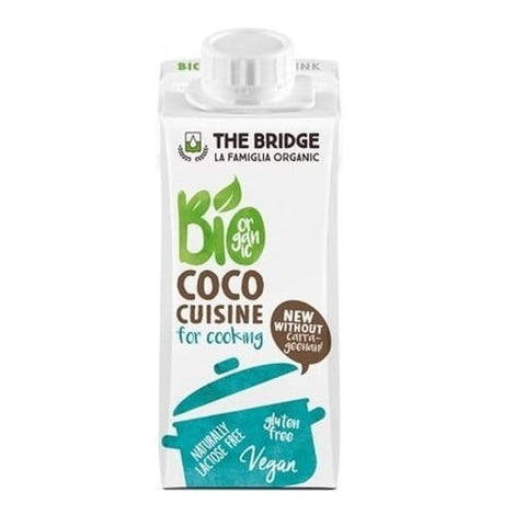 Kokoscreme zum Kochen ohne Gluten 200ml EKO THE BRIDGE
