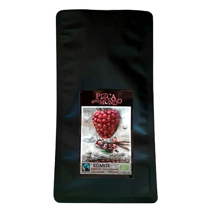 Komoe (Himbeere) heiße Schokolade fair gehandelt BIO 750 g - PIZCA DEL MUNDO