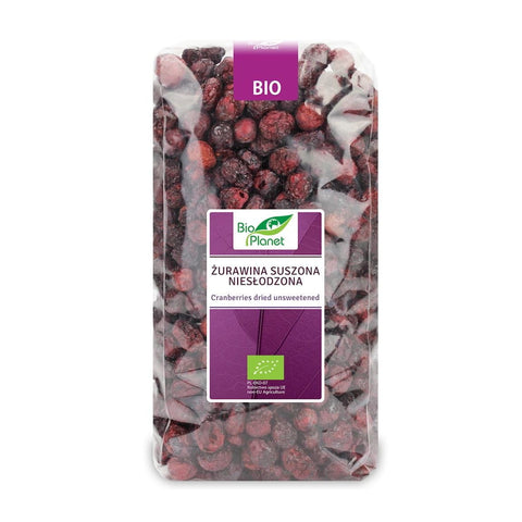 Ungesüßte getrocknete Cranberries BIO 150 g - BIO PLANET