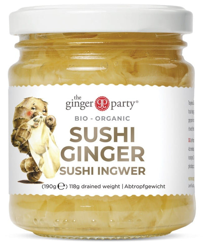 Eingelegter Ingwer für Sushi BIO 190 g (118 g) - GINGER PEOPLE Hover Image