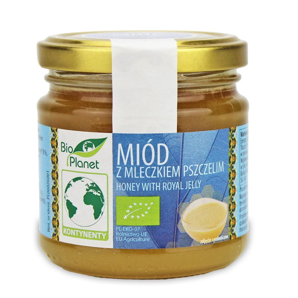 Honig mit Gelée Royale BIO 250 g - BIO PLANET