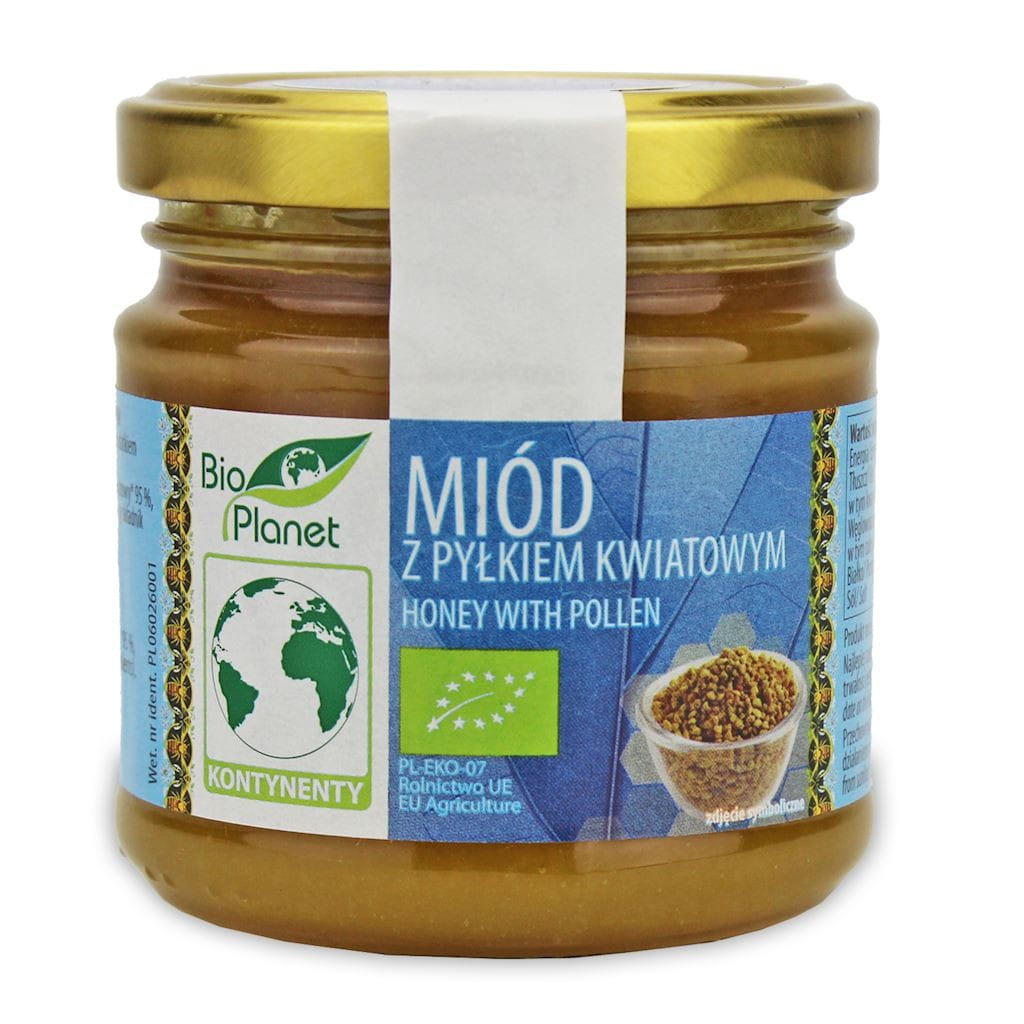 Honig mit Pollen BIO 250 g - BIO PLANET