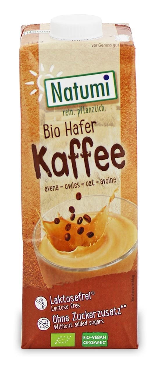 Haferdrink mit Kaffeegeschmack ohne Zuckerzusatz BIO 1000 ml - NATUMI