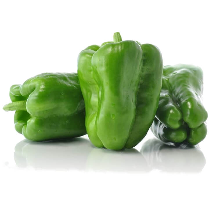 Sammelpackung (kg) - frische grüne Paprika BIO (ca. 5 kg)